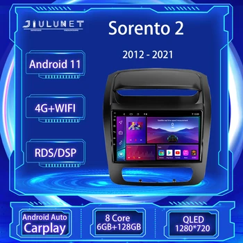 JIULUNET 8 core carplay Android 11 Za Kia Sorento 2 II XM 2012-2021 Auto Media player Glavnu Navigaciju GPS uređaj