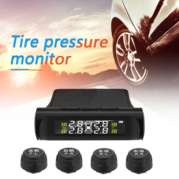 Sustav praćenja s 4 Vanjskim Senzorima koji Reguliraju Temperaturu guma, Solarni Automobili TPMS, Alarm tlaka u gumama automobila
