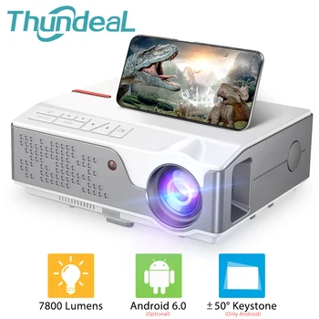 ThundeaL Full HD Native 1080P Projektor TD96 TD96W Projetor Led Bežični WiFi Android Многоэкранный Projektor 3D HD Video Proyector