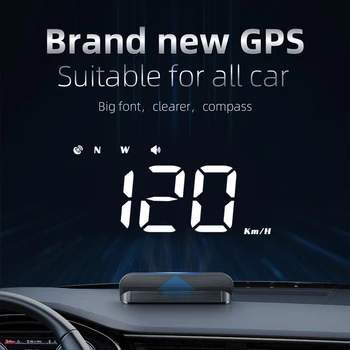 USB Power GPS HPD Auto Glavnom Zaslonu Brzinomjer Prikaz Smjera 3D Odraz Prekoračenje Brzine Alarm umor vožnje Alarm