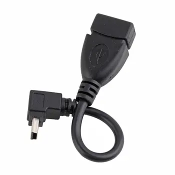 1 kom. Kvalitetan 10 cm USB A Žensko za Mini 5P USB B Muški adapter za pretvaranje OTG Kabel do 480 Mbit/s i više u rasutom stanju