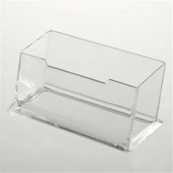 1 Kom Prozirna Igra Polica Kutija Za Pohranu Izlog Akril Plastični Prozirni Stolni Držač Za Posjetnice 10 *5*5.7 cm