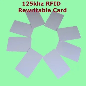 10 kom./lot Beskontaktne RFID 125 khz s mogućnošću snimanja Rewritable T5577 5200 Smart-Prazna Tanka Identifikacijske kartice + Besplatna dostava + Brza dostava