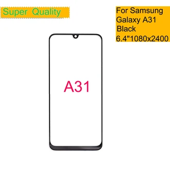 10 kom./lot Za Samsung Galaxy A31 Zaslon Osjetljiv na dodir Prednji Stakleni panel LCD zaslon Vanjski Zaslon Objektiv A31 A315 Staklo S OSA Ljepilo