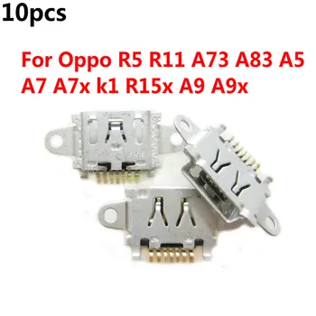 10 kom. Novi Micro USB Konektor za Punjenje priključke i Priključke Priključak Za Oppo R5 R11 A73 A83 A5 A7 A7x k1 R15x A9 A9x