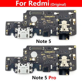 100% Originalna Nova Punjenje Preko USB Punjač Priključak Fleksibilan Kabel Naknada Za Xiaomi Redmi Note 5 Pro