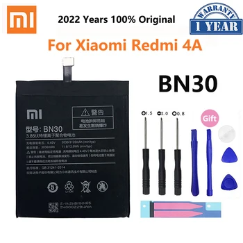 100% Originalni Xiao mi BN30 3120 mah Baterija Za Xiaomi Redmi 4A Mi4A M4A Kvalitetan Telefon Zamjena Baterije