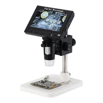 1000X Digitalni Elektronski Mikroskop USB Sučelje za Digitalni Mikroskop Prijenosni 8 Led Mikroskop 4,3 Inča DM4 Ekran Zavarivanje Čitanje