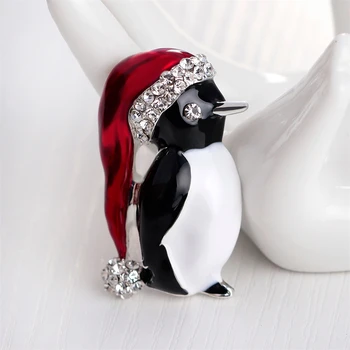 1pc Božićni Ukras Ukras Ovjes Ukras Životinja Pingvin Broš Božićno Broš Božićni Poklon