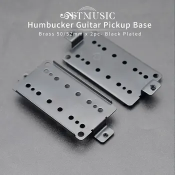 2 komada Solidne Латунно-Crna Prekriven Dvostruki Gitara Soundbox Osnovna Ploča Vratne Most Soundbox Osnovna Ploča za Gitaru Dijelova