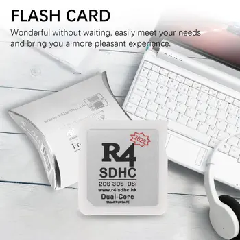 2022 R4 SDHC Adapter Sigurna Digitalna Kartica I Kartica je Igra Flash kartica-kartica čvrstog Materijala, Kompaktan i prenosiv flash kartica