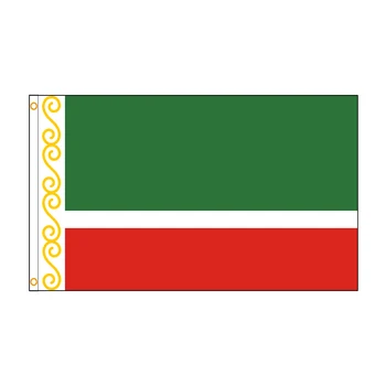 3x5 metara Zastava Чеченской Republike Dekorativni Banner 90x150 cm
