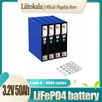 4-20 komada LiitoKala 3,2 U 50Ah lifepo4 ćelija Litij-željezo-fosfatnih za 12 52Ah baterija baterija baterija baterija baterija diy za skladištenje solarne energije