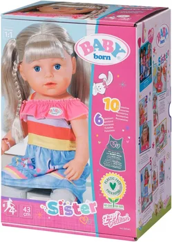 43 cm, Baby born Sestra lijepa lutka može Piti vodu artikulacija češalj za kosu igre kuća igračke za djevojčice dječji Rođendan Božićni Poklon