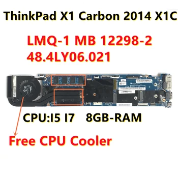 48.4LY06.021 Matična ploča za Lenovo ThinkPad X1 Carbon 2014 X1C Matična ploča laptopa LMQ-1 MB 12298-2 s i5 I7CPU 8 GB ram-a 100% Tes