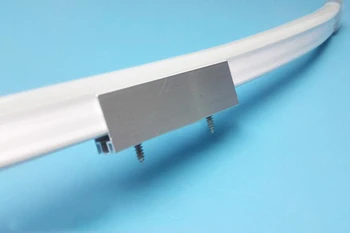 5 kom. Neonski Aluminijski Držač Spona Fiksni Nosač s Vijcima za 10 mm 12 mm pcb 12 24 220 110 U Neon Led Traka