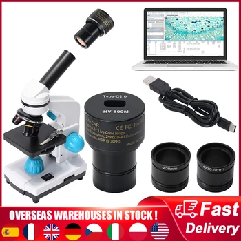 5MP Digitalna E-Okular CMOS Mikroskop Skladište USB2.0 Besplatni Upravljački Program Microvopio Skladište TypeC Microscopio Mikroskopske Okular