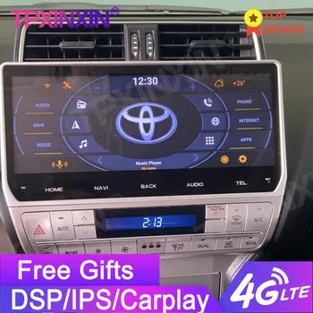 6 + 128 g 12,3 Za Toyota Land Cruiser Prado 150 2018-2021 Android Auto GPS Navigacija Auto Stereo Multimedijski Uređaj Multimedijski Player Radio