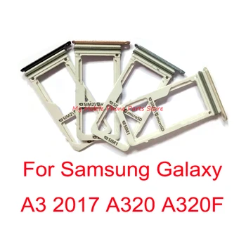 Adapter Za Ladicu s jedne/Dvije SIM kartice u Samsung Galaxy A3 2017 A320 A320F A320Y Kućište Mobitela Utor Za nosač Police Za Micro SD Kartice