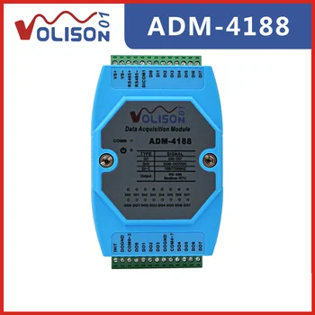 ADM-4188 8 digitalnih ulaza i 8 digitalnih izlaza 8DI/DO modula za prikupljanje podataka RS485 MODBUS