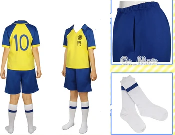 Anime Инадзума Jedanaest Rachel Naomi Cosplay Odijelo Plave Рамен Školski Ljetni Nogometni Трикот Za Dječake