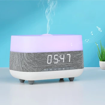 Aromatičan difuzor eteričnog ulja ultrazvučnom sprej 300 ml šarene noćno svjetlo bluetooth audio alarm home ovlaživač zraka
