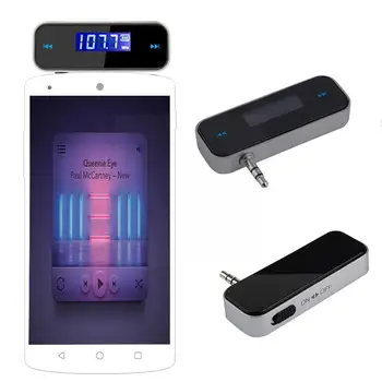 Auto FM Odašiljač Univerzalni 3,5 mm Aux Audio Mini Bežični Odašiljač Za mobilne Telefone i Android, Auto Music T0f0