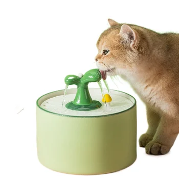 Automatsko piće Fontane za kućne ljubimce pse i Mačke, Keramike Siguran i netoksični Automatski Izvod za Cirkulira Vodu, Filter-Dispenzer za Mačje vode