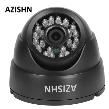 AZISHN Hot Prodaja 700tvl / 1000TVL CMOS s IR-CUT 24IR u Boji i analognih kamera je noćno Unutarnje Dome Kamera za video Nadzor