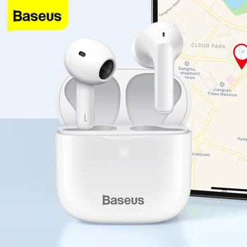 Baseus E3 TWS Bežične Bluetooth Slušalice 5,0 Slušalice Slušalice Pravi Bežične Slušalice Za iPhone 12 Pro Max Handsfree Slušalice S Priključkom