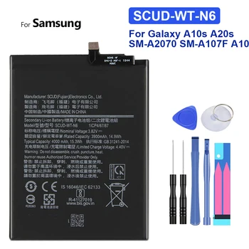 Baterija SCUD-WT-N6 4000 mah Za Samsung Galaxy A10S A20S SM-A2070 A207F M A107F DS SM-A107F A10, A20 s