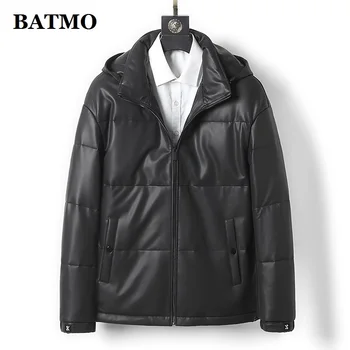 BATMO 2022 novi dolazak prirodni kožuh 90% bijela guska dolje jakne s kapuljačom gospodo, kaput od prave kože, zc2106