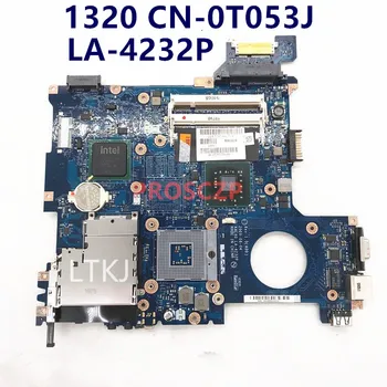 CN-0T053J 0T053J T053J Naknada za DELL Vostro 1320 V1320 Matična ploča laptopa KAL80 LA-4232P SA GM45 DDR3 100% u potpunosti Ispitan