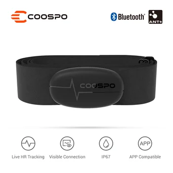 Coospo H6 Prsima Senzor brzine otkucaja srca Remen Bluetooth5.0 ANT + Ulični Fitness Senzor je Vodootporan IP67 za Wahoo Garmin Zwift Strava app