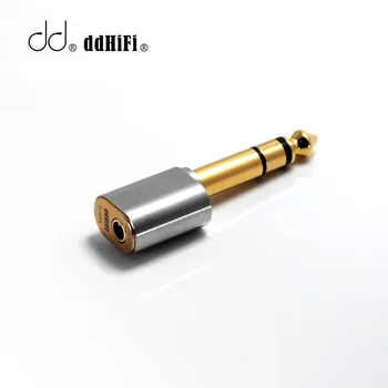 DD ddHiFi DJ65A Аудиоадаптер s priključkom od 6,35 mm do 3,5 mm za pojačala DAC AMP sa izlaznim priključkom 6,35 mm