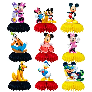 Disney Anime Mickey i Minnie Konus Večernje Uređenje Površine Za Odmor Pribor Za Zurke u Povodu Dana Rođenja Cell Loptu Stolne Dekoracije
