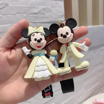 Disney Privjesak Anime Lik Kawai Minnie Mickey Mouse Club Torba Ovjes Auto Privjesak Pribor Par Vjenčanja Suvenir