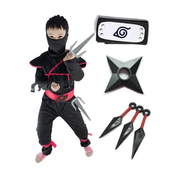 Dječaci Djeca Ninja Cosplay Odijelo Novu Godinu Patry Igračke Djeca Mačevalac S-XXL Odjeća