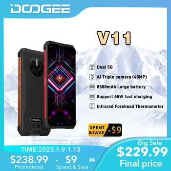 DOOGEE V11 Dual 5G Robustan Telefon 6,39 