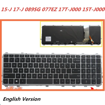 Engleska Tipkovnica za laptop HP Envy 15-J 17-J 089SG 077EZ 17T-J000 15T-J000 Smjenski Tipkovnicu za laptop