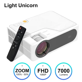Everycom YG625 Full HD Led Projektor (WiFi Sync Opcija) 7000 lumena Bluetooth Projektor TV Kino Projektor USB Za Kućno Kino