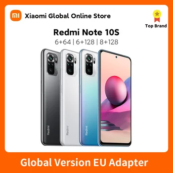 Globalna verzija Xiaomi Redmi Note 10S 6+64/128 8+128 Smartphone 64-Megapikselni Четырехъядерная skladište Helio G95 AMOLED DotDisplay 33 W Brzo Punjenje