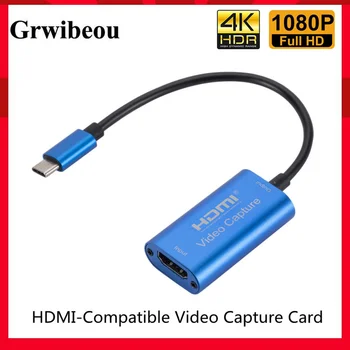 Grwibeou HD 1080P HDMI je kompatibilan sa Type-C Micro USB / USB 3.0 s linearnim hd video zapisa kartaških igara, direktnim prijenosom