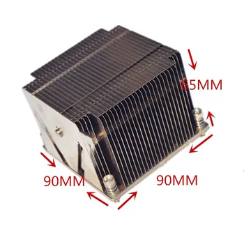 Hladnjak za CPU Cooler 2U 2011 pin cpu Cpu hlađenje Kvadratnom server-side hladnjak Pasivni 3-x bakreni cijevni radijator