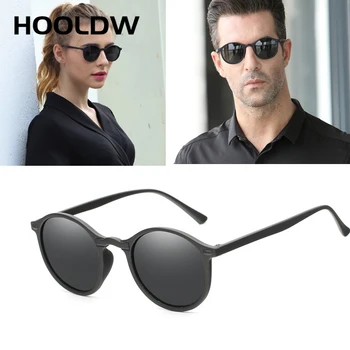 HOOLDW Berba Ženske Polarizirane Sunčane Naočale UV400 Gospodo Klasicni Male Okrugle Sunčane Naočale Muške Naočale Za Vožnju Gafas de sol