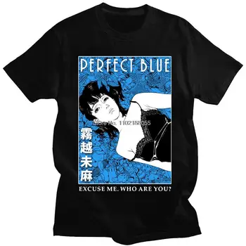Japanska Anime je Idealna Plava Majica Muška Ženska Majica Kratkih rukava Хлопковая Gotička Odjeća Estetski Unisex Odjeća Majica