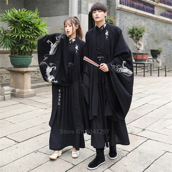 Japanski Zmaj Vez Ženske Haljine-Kimono Muško Odijelo Samuraja Cosplay Kardigan Юката Tradicionalni Cosplay Party Halloween