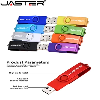 JASTRR Biyetimi Višenamjenski USB Flash Drive otg 2,0 stick 4 GB 8 GB 16 GB, 32 GB i 64 GB, 12 GB Flash-Drive za telefon 10 kom. osjećati logo