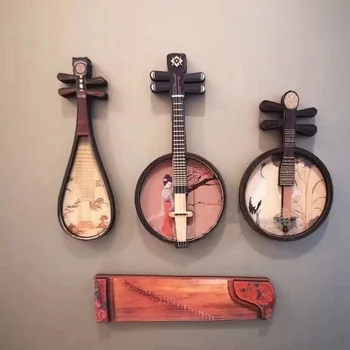 Kineski Klasični Glazbeni Instrumenti Magnetne Naljepnice za Hladnjak Elegantan Kućni Dekor Slatka Magneti za Hladnjak Divne Poklone