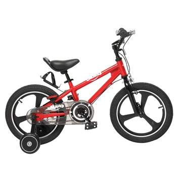 LALAHO, Dječji bicikl s тренировочными kotačima, sposobnost ravnoteže, Kućište od crvenog ugljičnog čelika, Staza, Pristupna staza, Kamena cesta, Blato